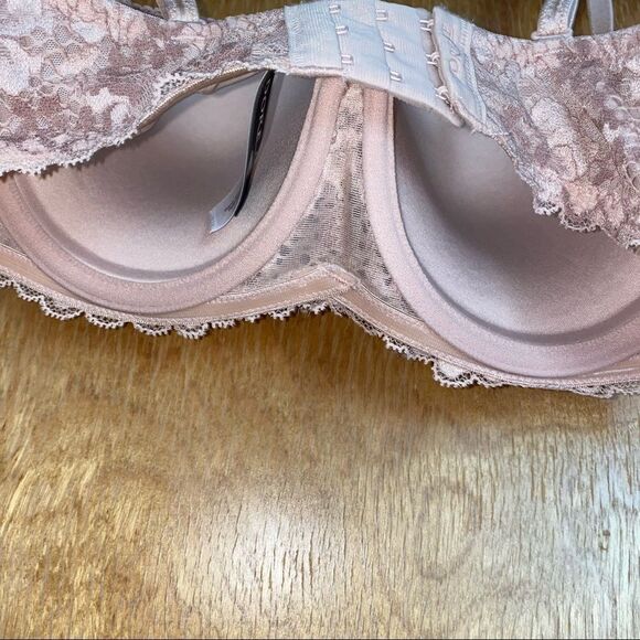 Adore Me Push Up Pink Lace Bra/Bralette - Picture 11 of 12